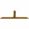 Ekena Millwork Portland Rough Sawn Timber Gable Bracket, Western Red Cedar, 84"W x 31"H x 2"D x 6"F, 9/12 Pitch GBW084X31X0206POR00RWR - alternate 5